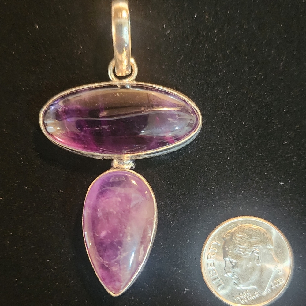 Amythest Pendant 🤍